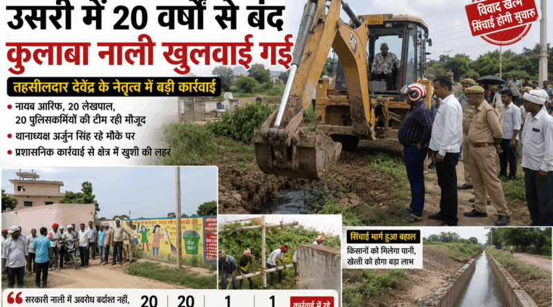 चकिया तहसीलदार ने लिया बड़ा निर्णय, 20 साल बाद चला प्रशासन का बुलडोजर, खुली बंद कुलाबा…..… किसानों को मिली बड़ी राहत…….. वर्षों पुराना विवाद समाप्त, कोतवाली प्रभारी, नायब तहसीलदार…20 लेखपाल व 20 पुलिसकर्मियों की उतरी फौज
