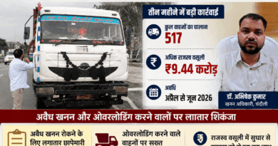 चकिया – खनन विभाग का बड़ा प्रहार: 517 वाहनों पर कार्रवाई, 9.44 करोड़ की रिकॉर्ड राजस्व वसूली…….2.51 करोड़ का अर्थदंड